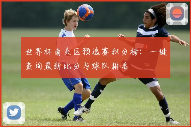世界杯南美区预选赛积分榜：一键查询最新比分与球队排名