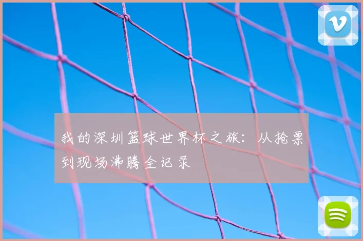 我的深圳篮球世界杯之旅:从抢票到现场沸腾全记录
